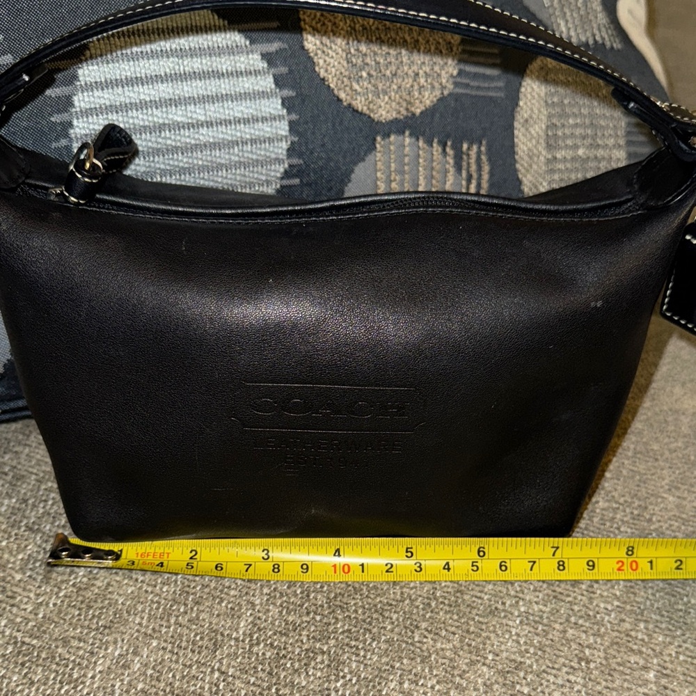 Coach Super Mini Leather Handbag - Picture 10 of 12